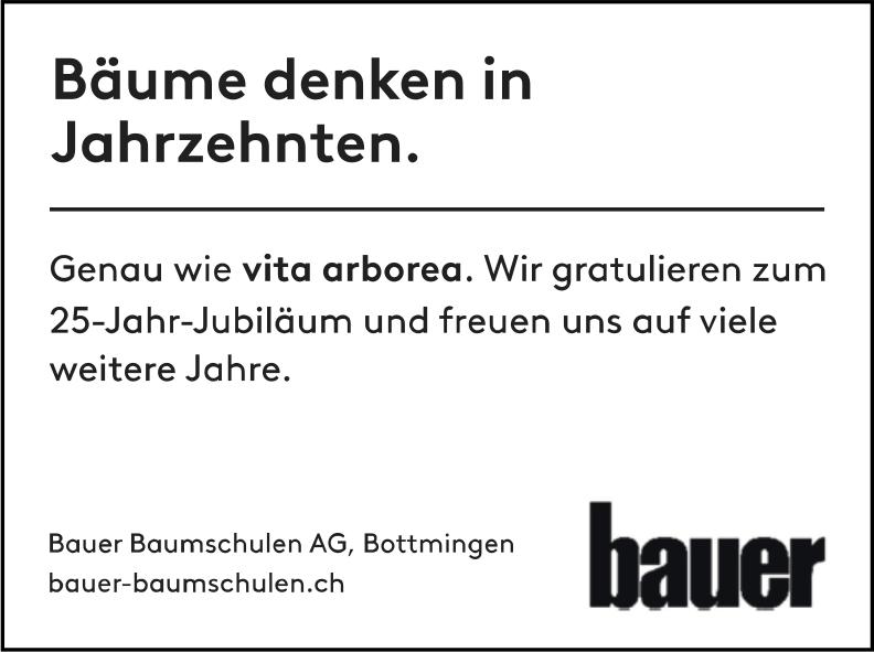 Bauer Baumschulen AG, Bottmingen - Bäume denken in Jahrzehnten.