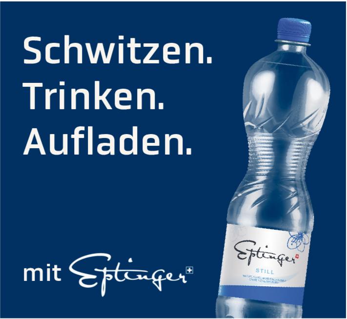 Eptinger, Schwitzen. Trinken. Aufladen.
