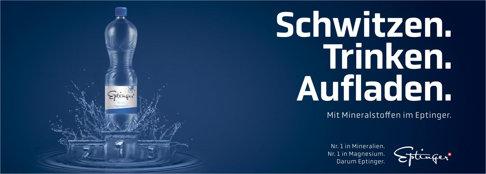 Eptinger, Schwitzen. Trinken. Aufladen.