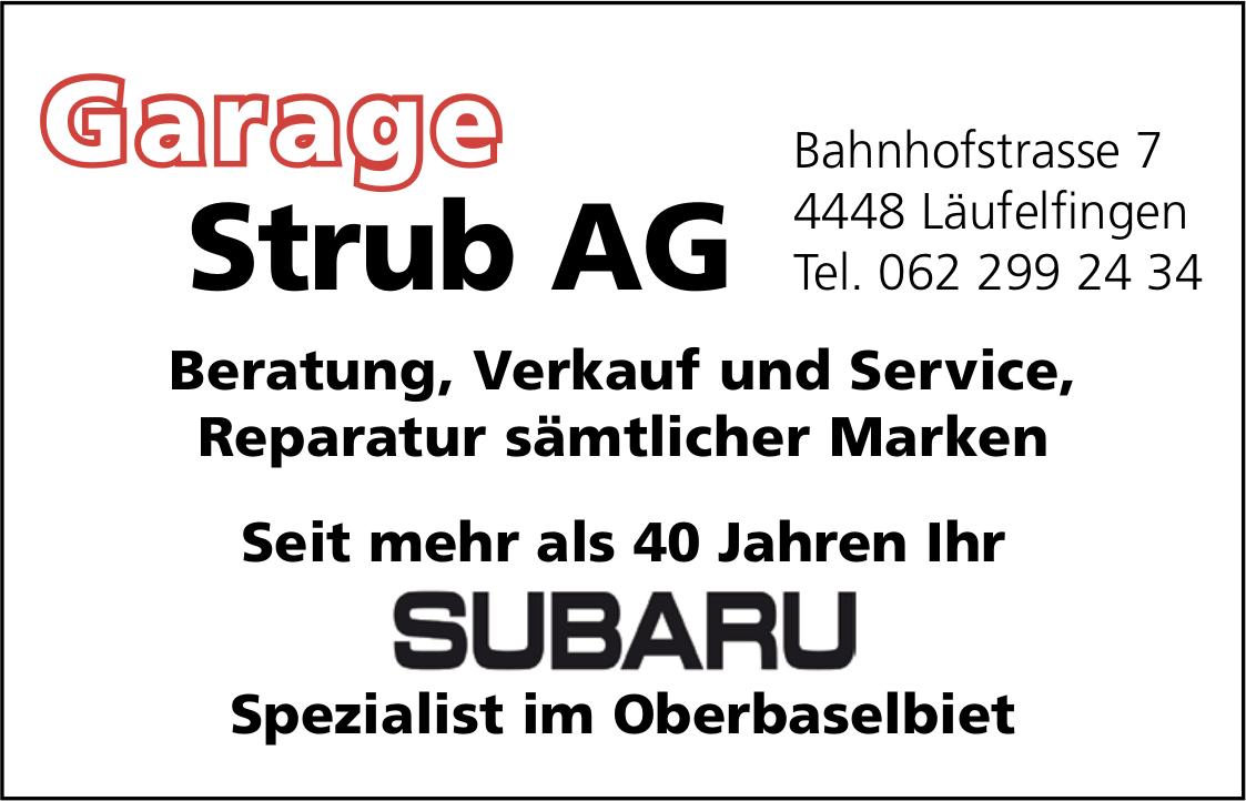 Garage Strub AG, Läufelfingen - Beratung, Verkauf und Service,  Reparatur sämtlicher Marken