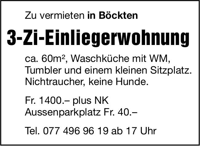 3-Zi-Einliegerwohnung, Böckten, zu vermieten