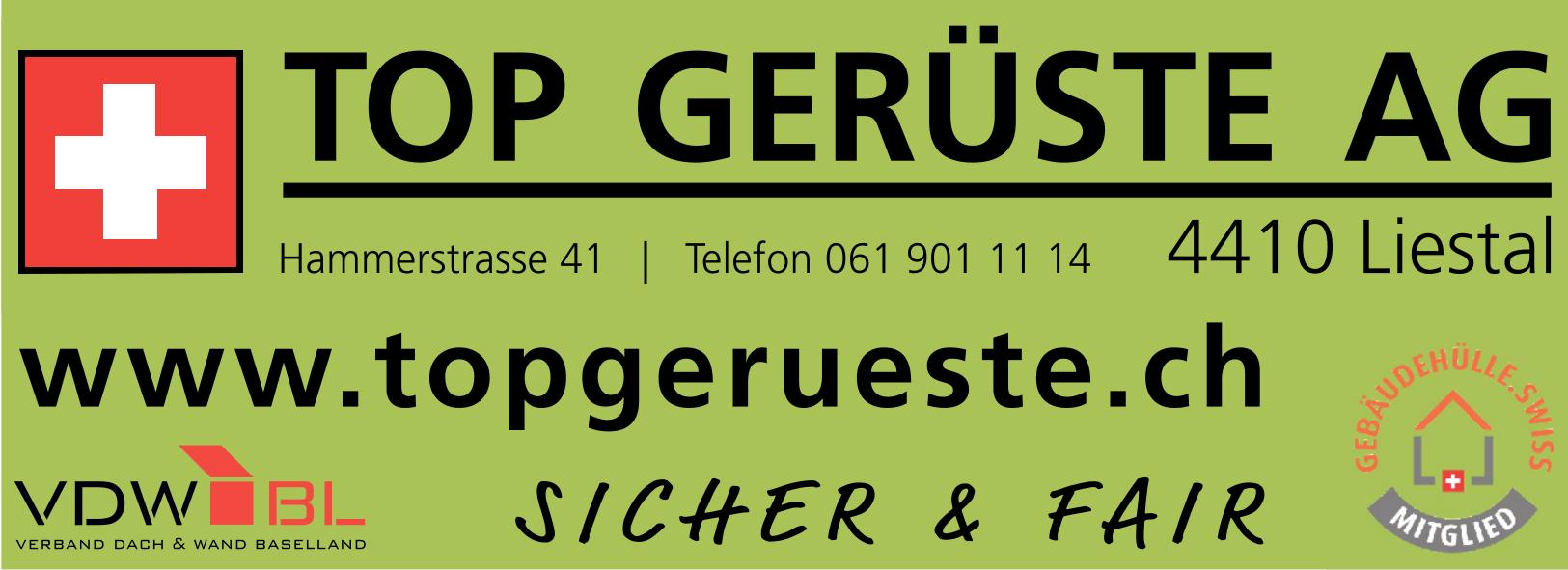 TOP GERÜSTE AG, Liestal - SICHER & FAIR