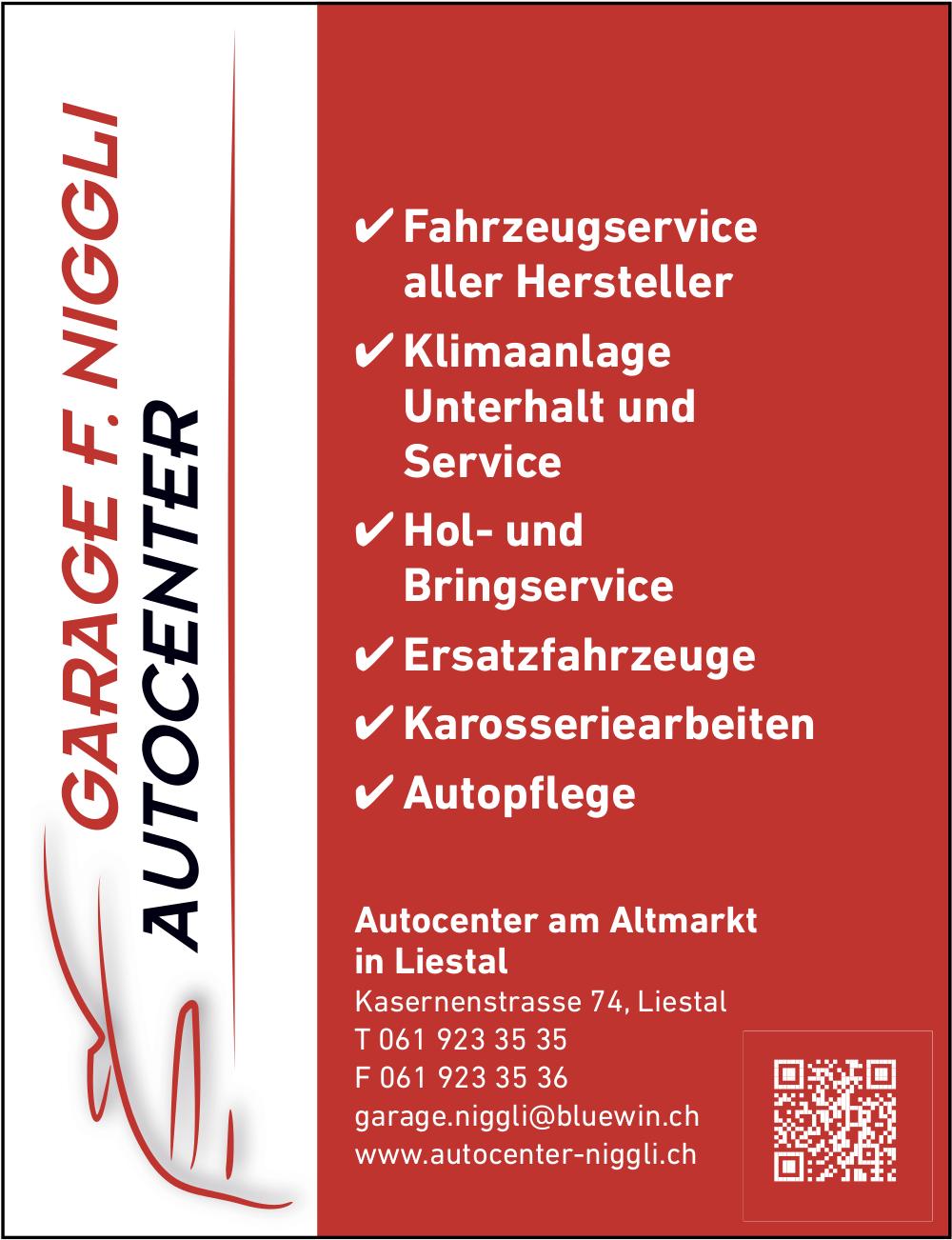 Autocenter am Altmarkt in Liestal, Fahrzeugservice aller Hersteller