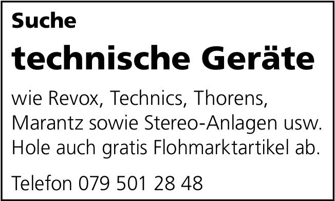 Suche technische Geräte