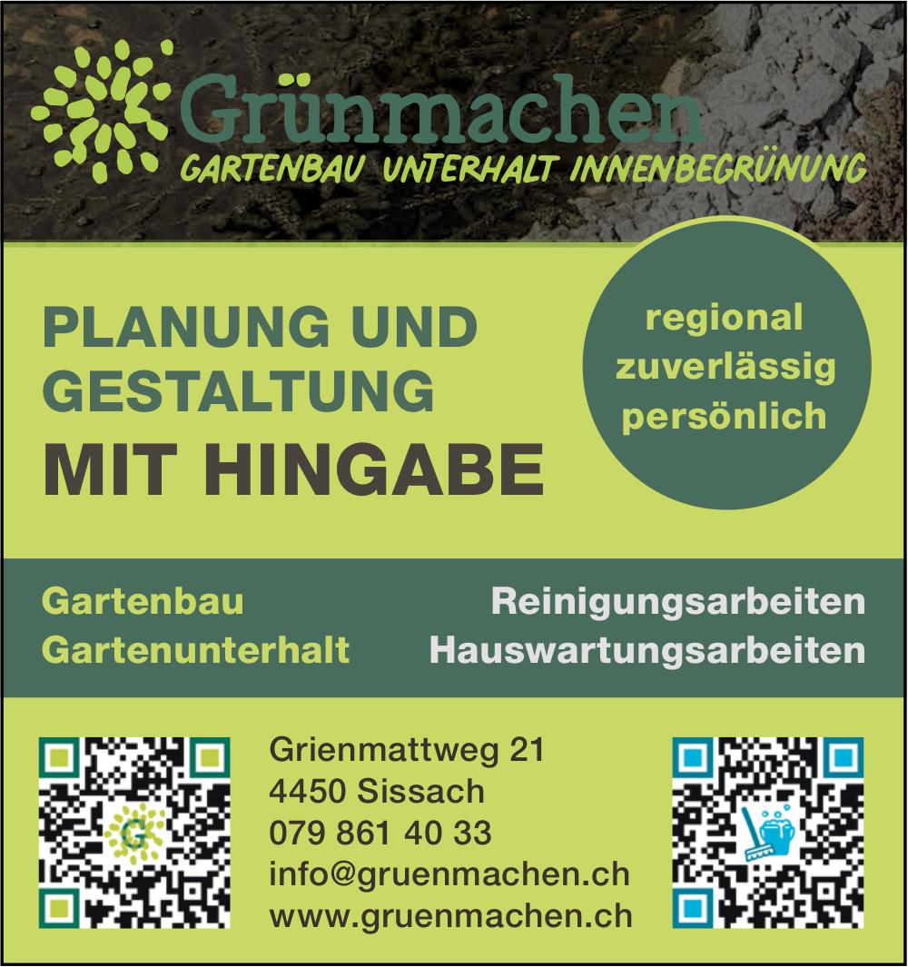 Grünmachen, Sissach - PLANUNG UND GESTALTUNG MIT HINGABE