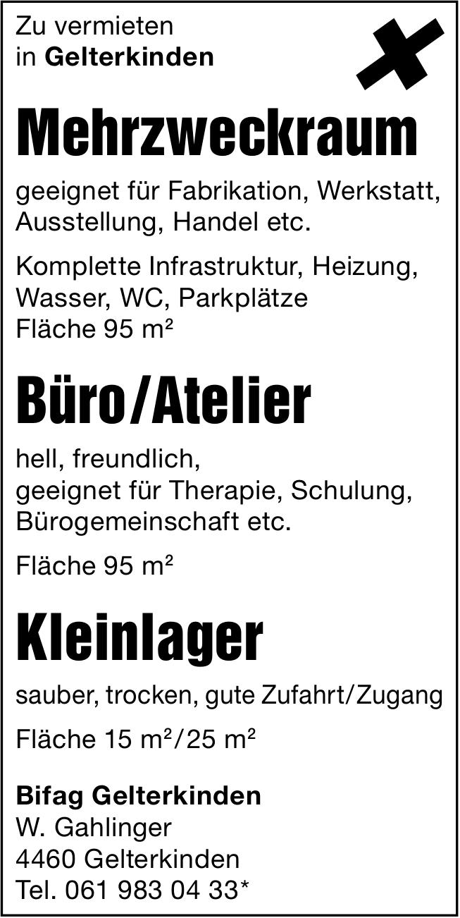 Mehrzweckraum, Gelterkinden, zu vermieten