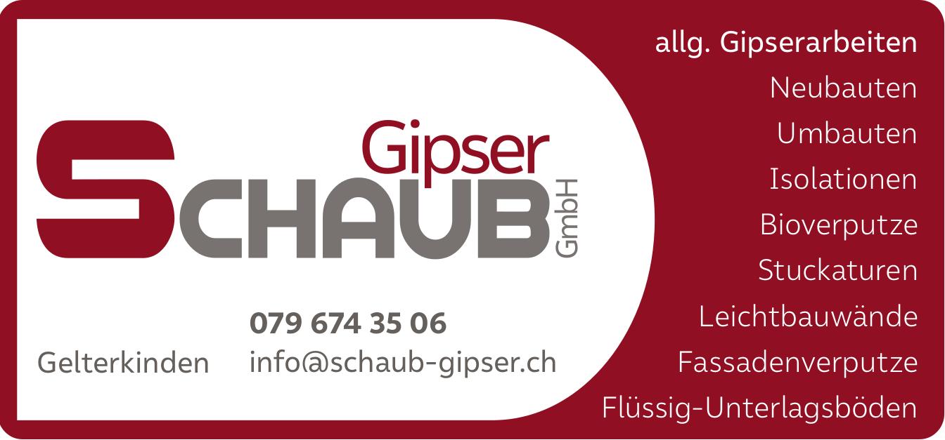 Gipser Schaub GmbH, Gelterkinden - Allg. Gipserarbeiten