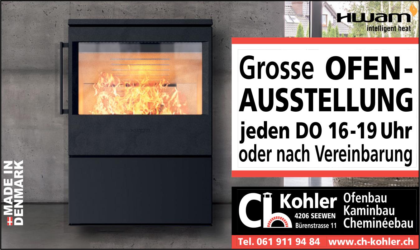 Kohler, Seewe - Grosse OFEN-AUSSTELLUNG