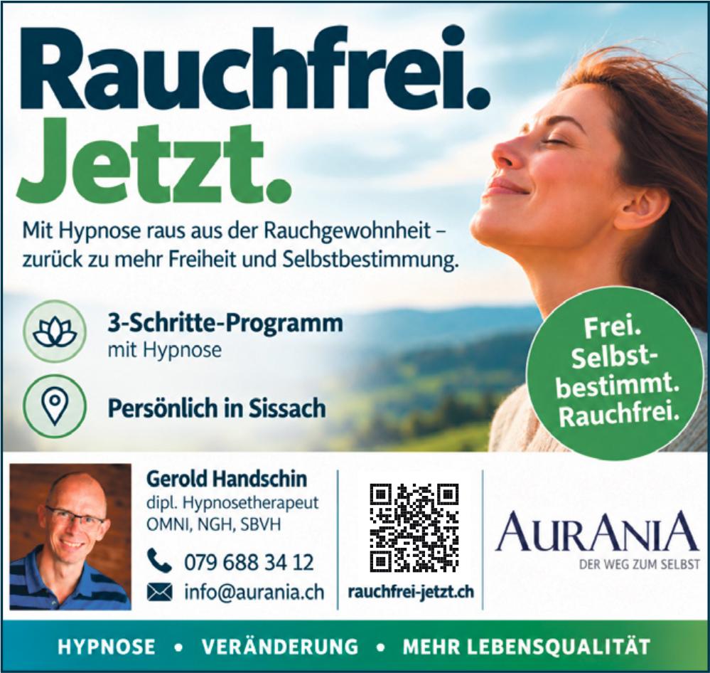 Aurania, Rauchfrei. Jetzt.