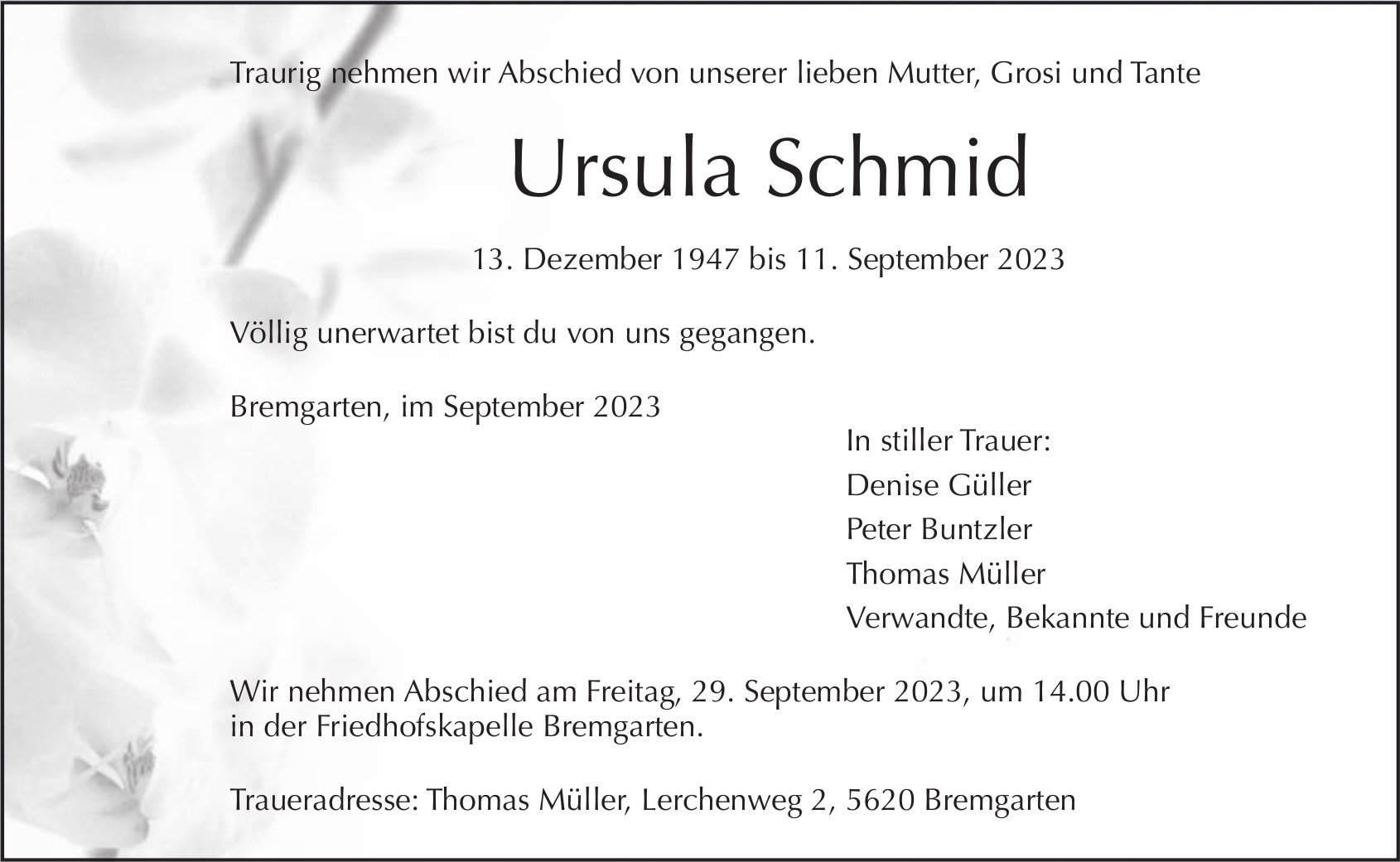 Ursula Schmid, September 2023 / TA