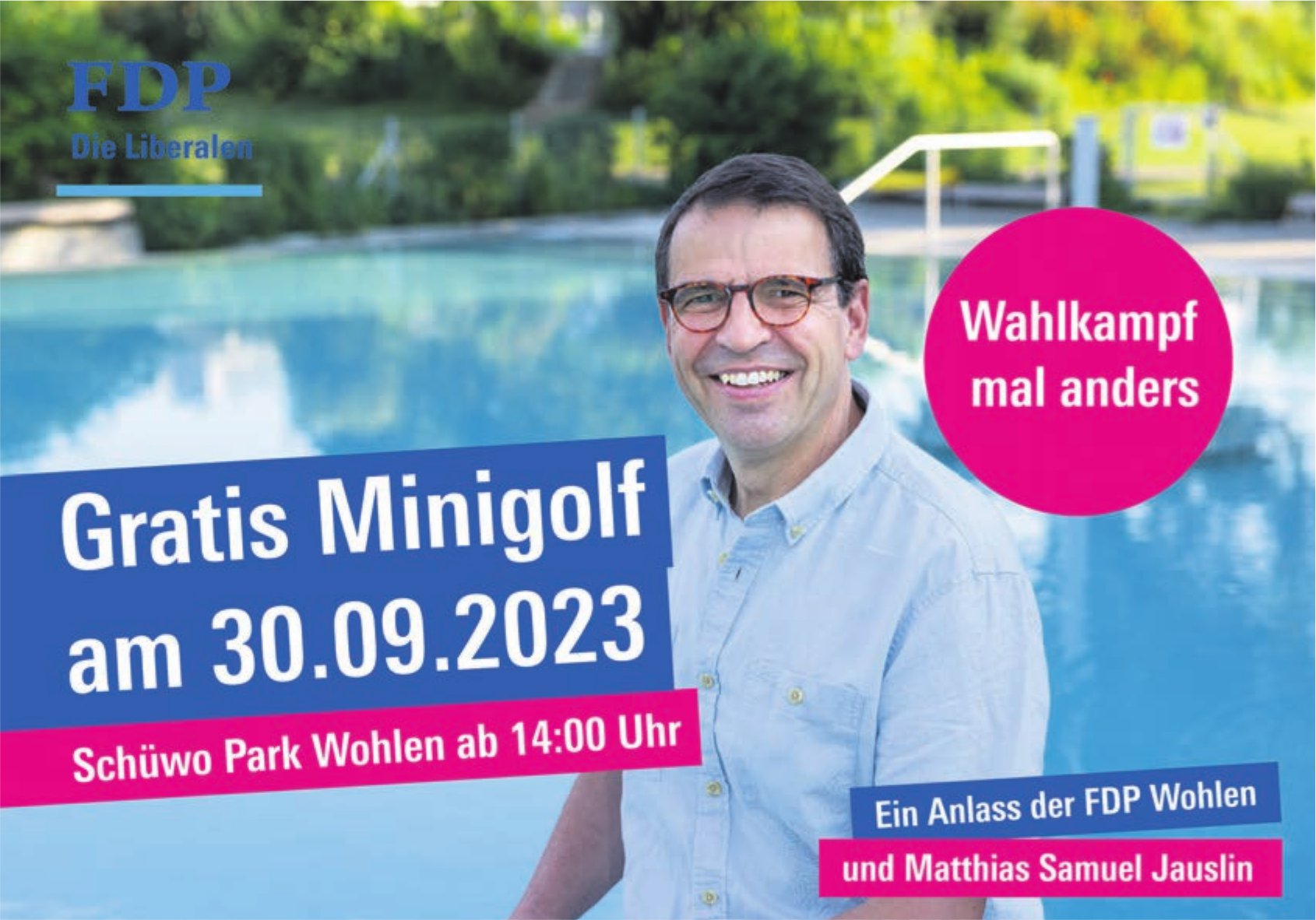 Gratis Minigolf, 30. September, Schüwo Park, Wohlen