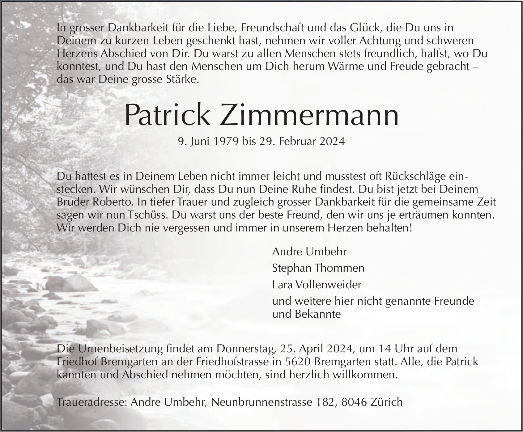 Patrick Zimmermann, Februar 2024 / TA