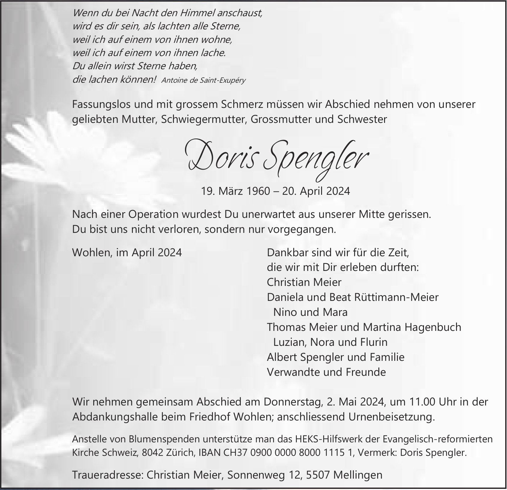 Doris Spengler, April 2024 / TA