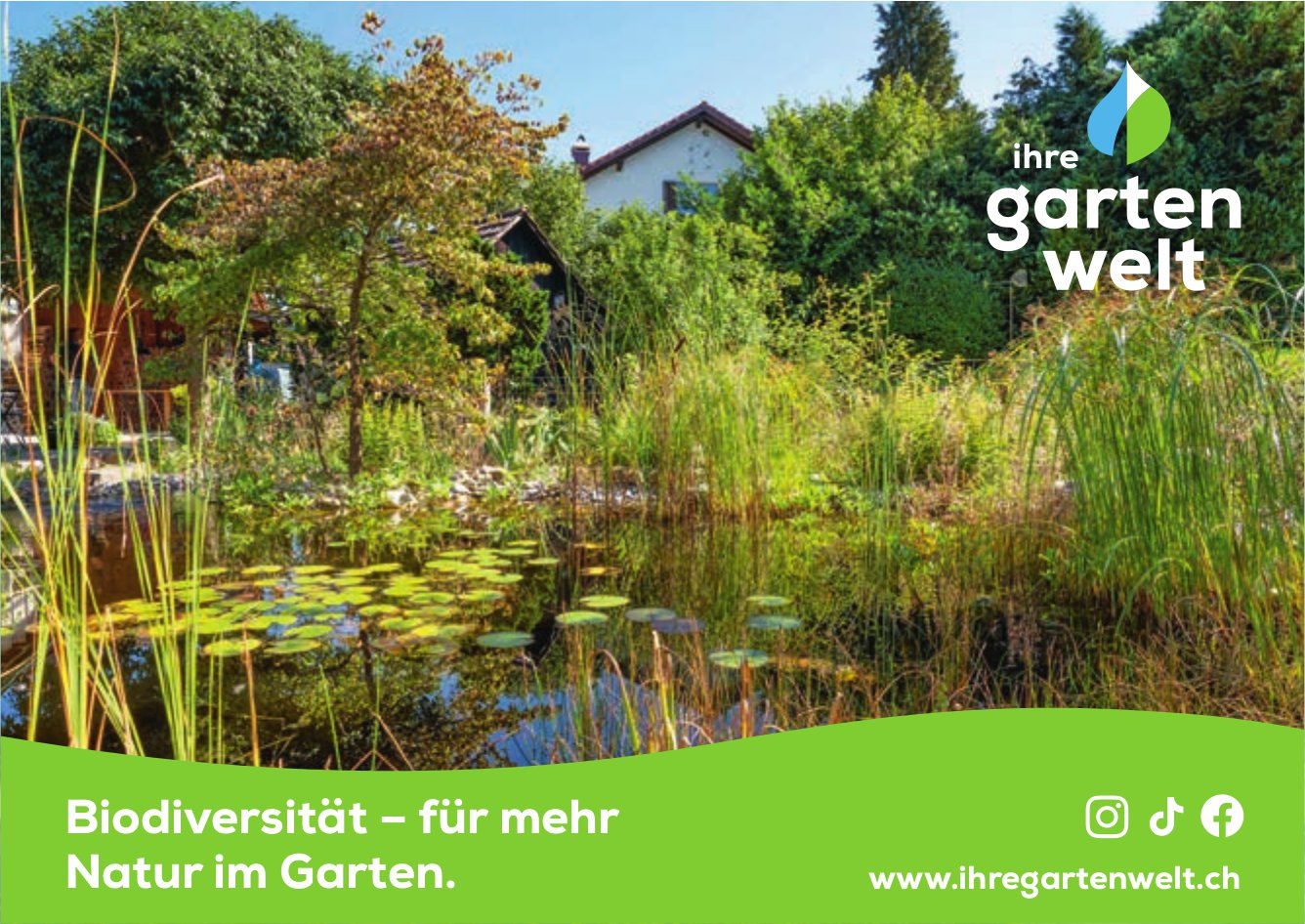Ihre Gartenwelt - Biodiversität – für mehr Natur im Garten.