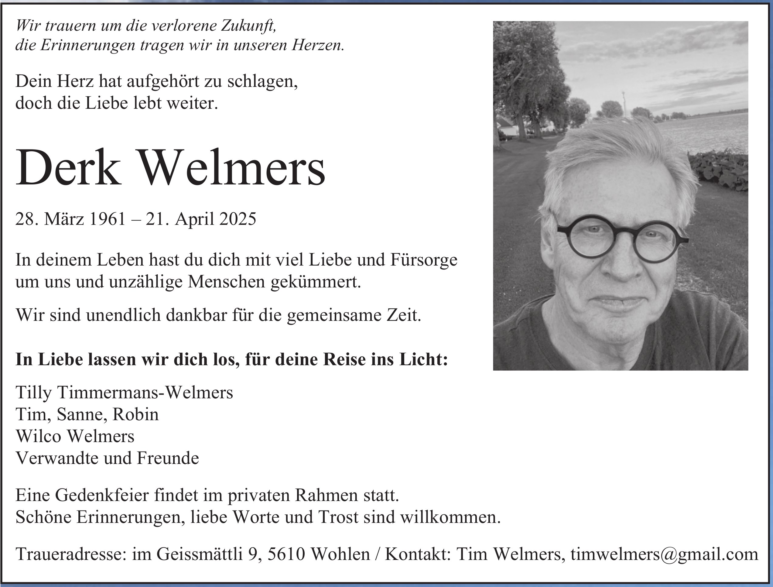 Derk Welmers, April 2025 / TA