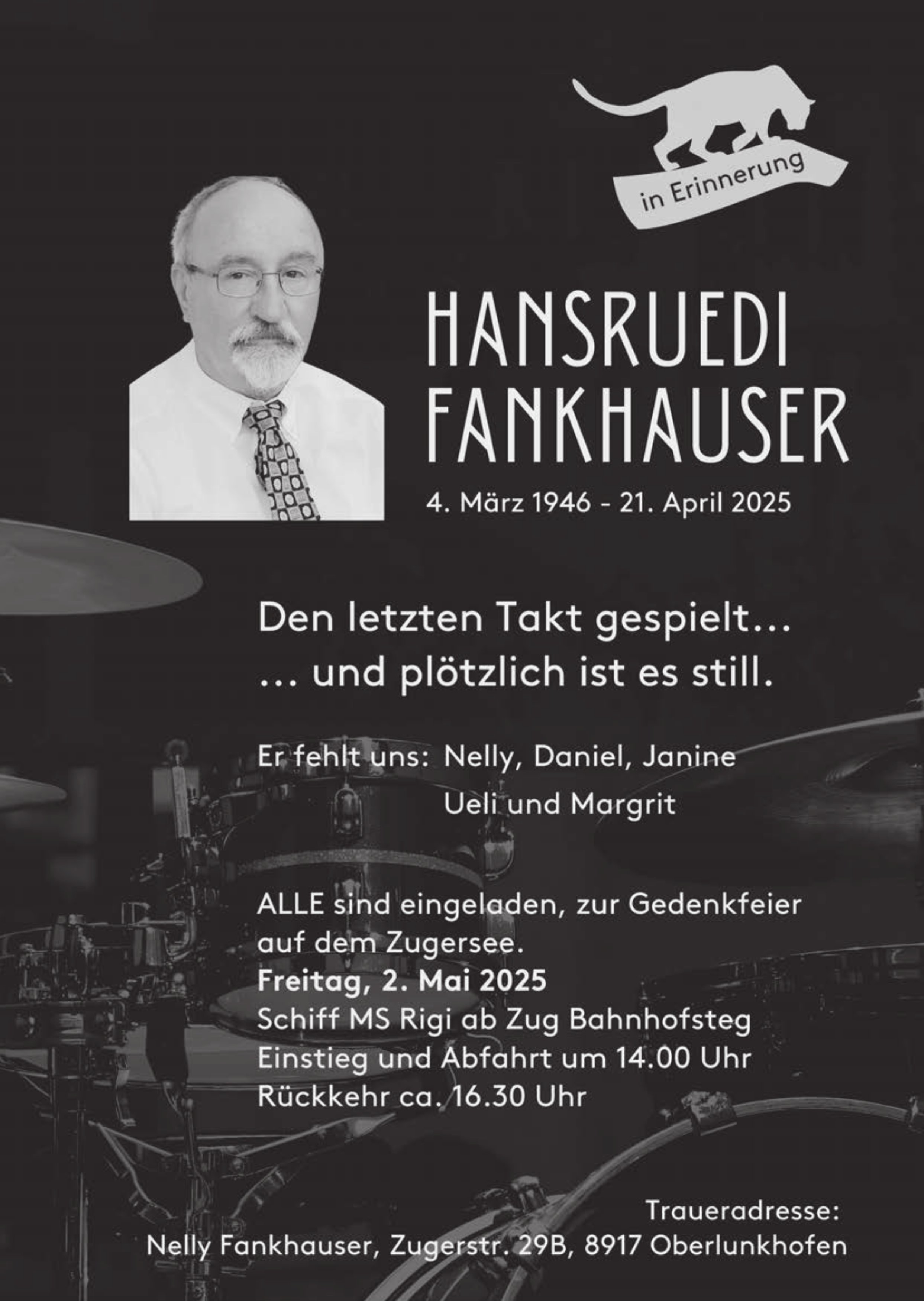 Hansruedi Frankhauser, April 2025 / TA