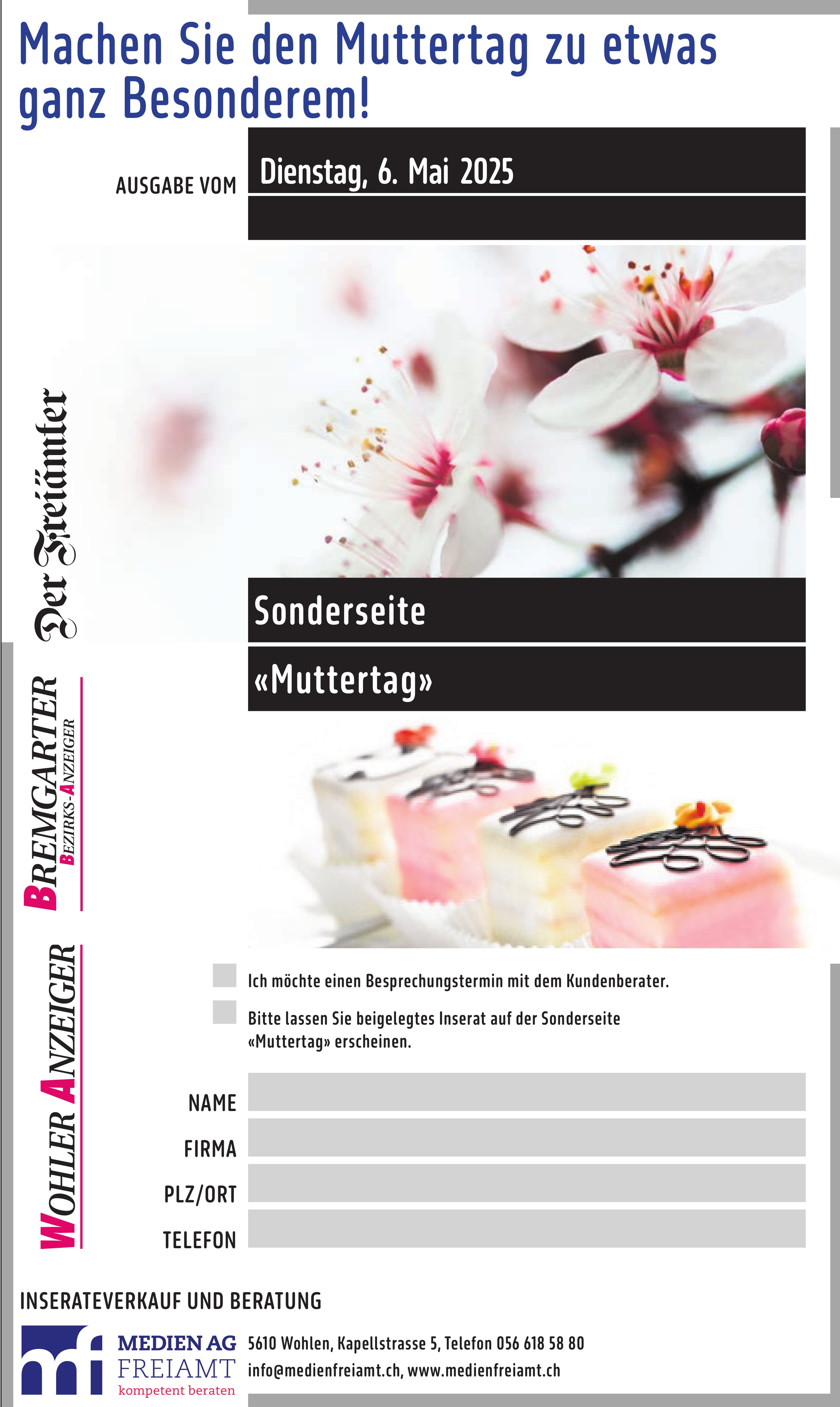 Machen Sie den Muttertag zu etwas ganz Besonderem!