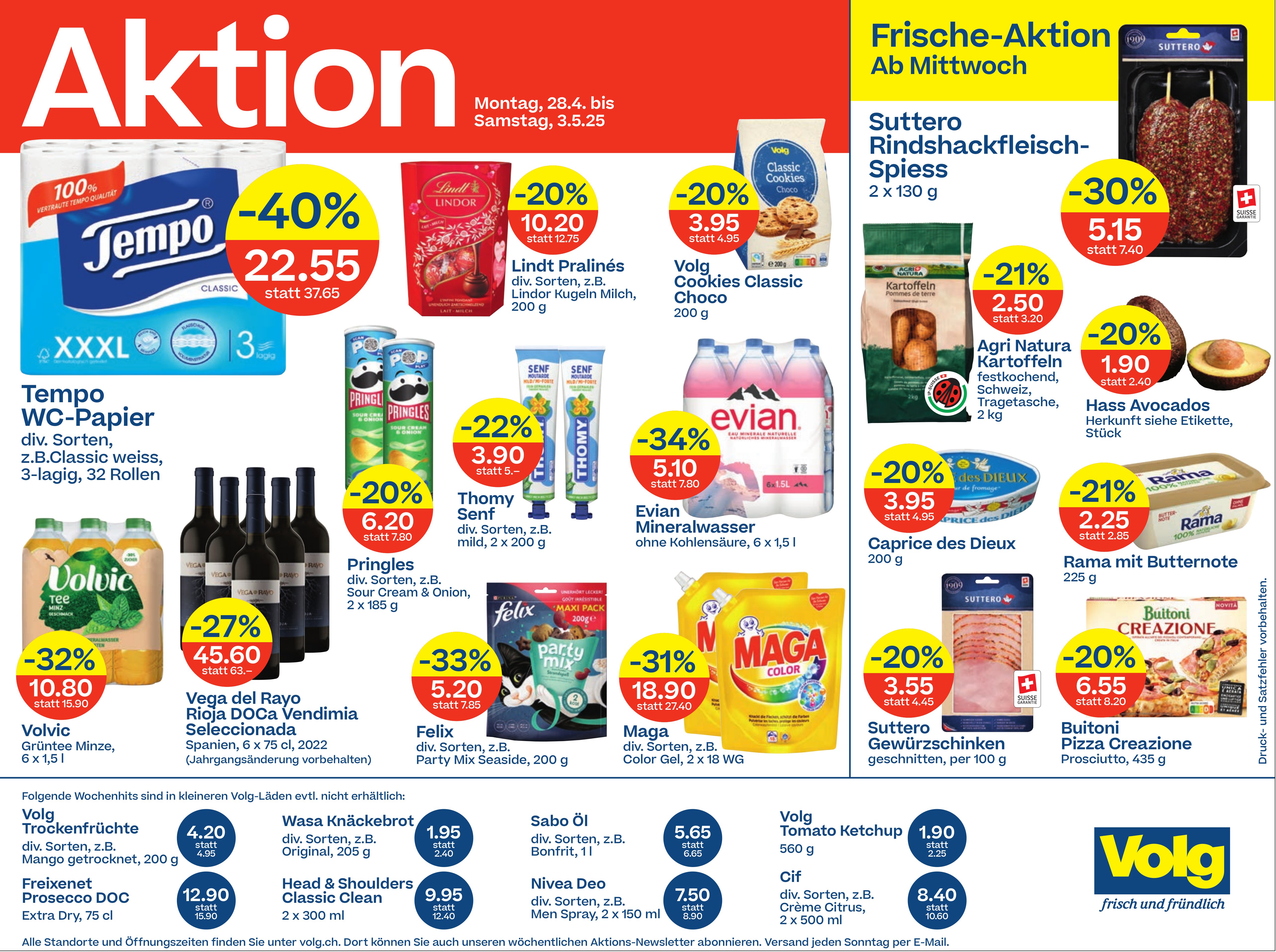 Volg, Frische-Aktion