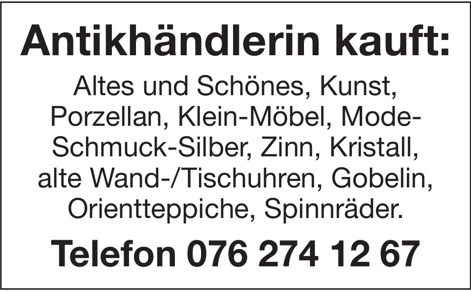 Antikhändlerin, kauft Porzellan, Kunst...