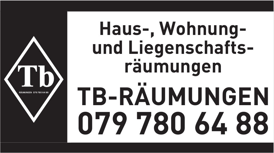 TB-RÄUMUNGEN, Haus-, Wohnung- und Liegenschaftsräumungen
