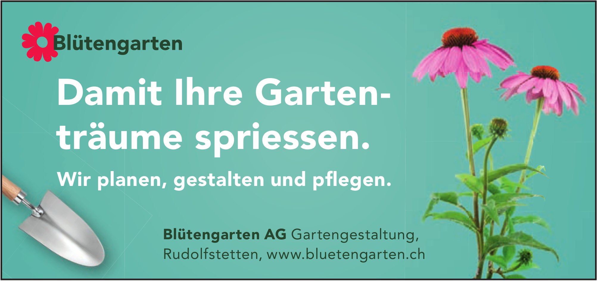 Blütengarten AG, Rudolfstetten - Damit Ihre Gartenträume spriessen.