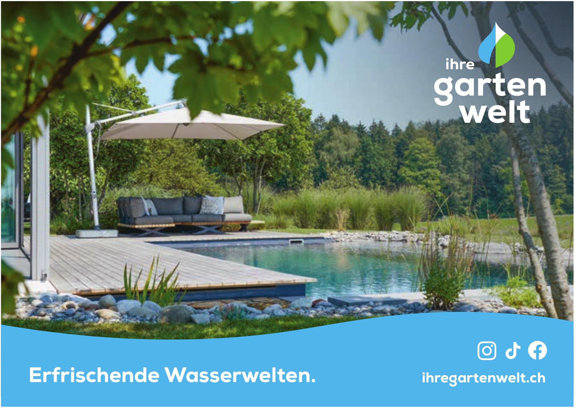 Ihre Gartenwelt, Erfrischende Wasserwelten.