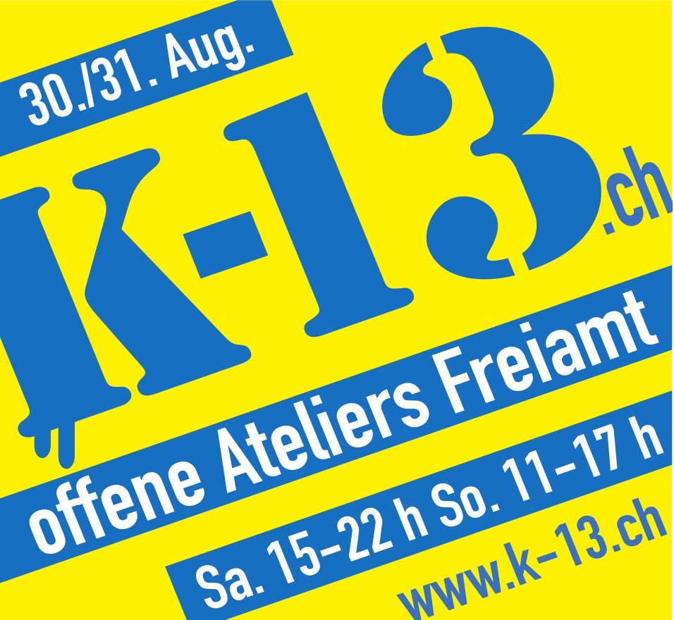K-13.ch offene Ateliers Freiamt, 30./31. August