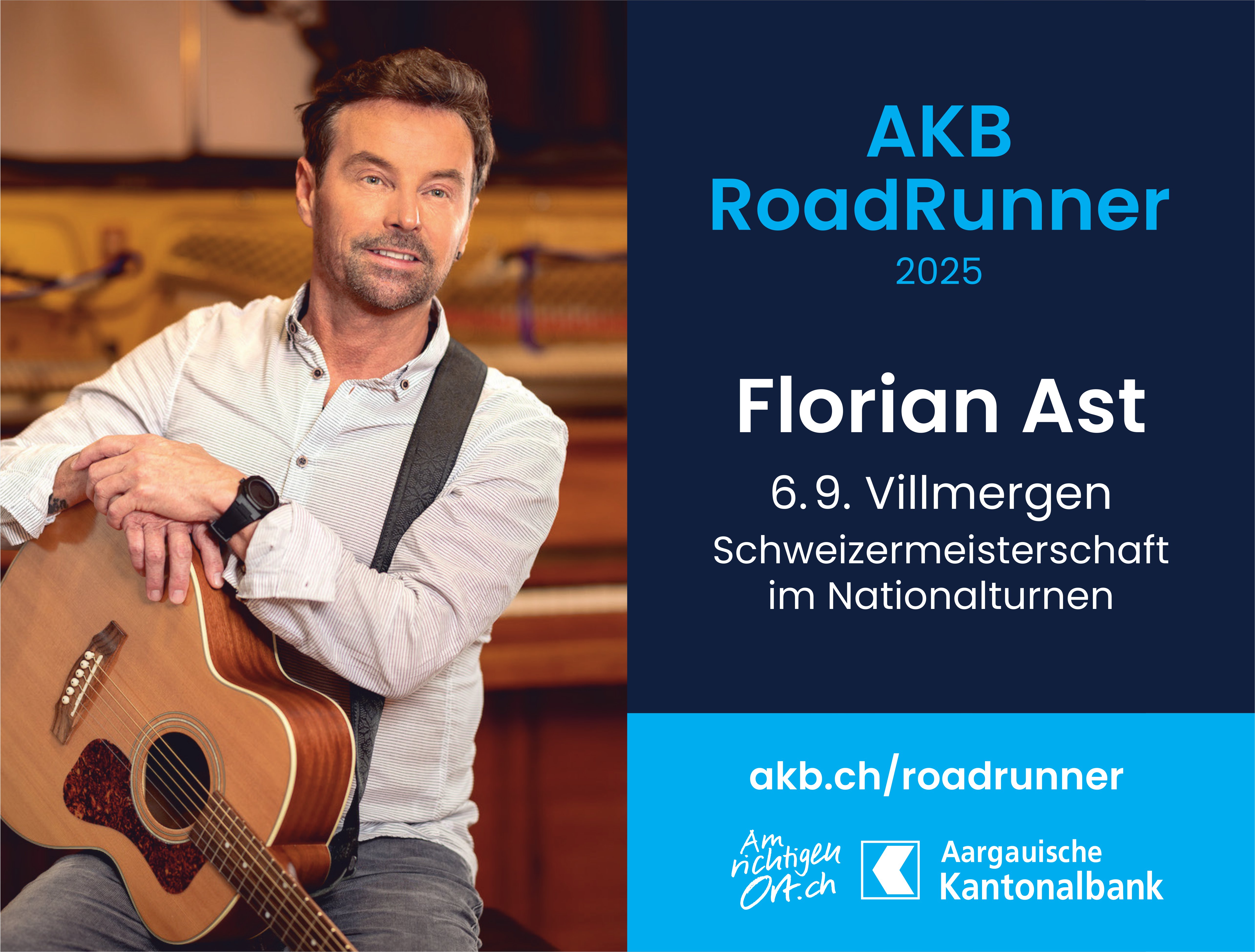 AKB RoadRunner 2025 - Florian Ast, 6.9. in Villmergen, Schweizermeisterschaft im Nationalturnen