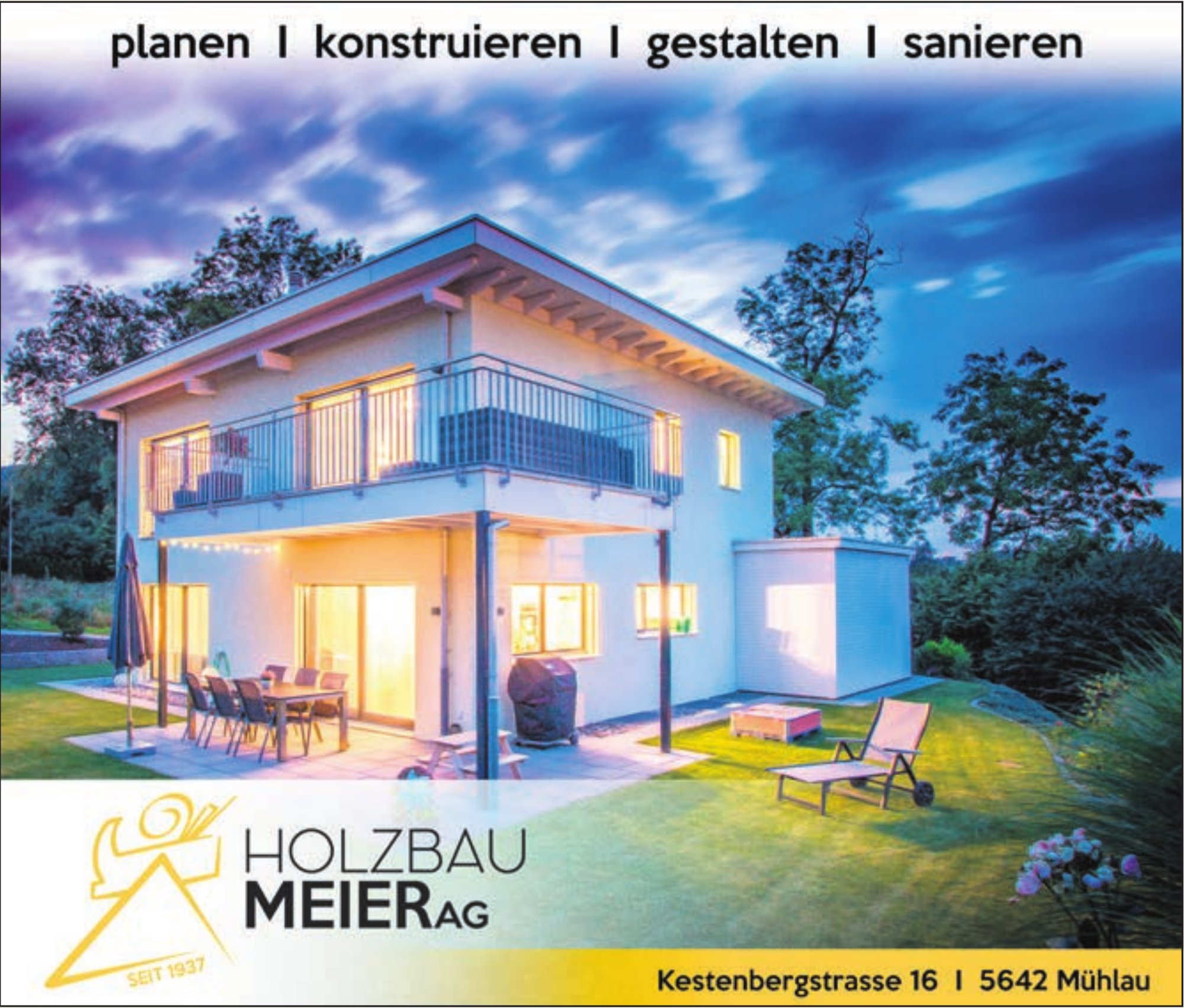 Holzbau Meier AG, Mühlau - planen | konstruieren | gestalten | sanieren