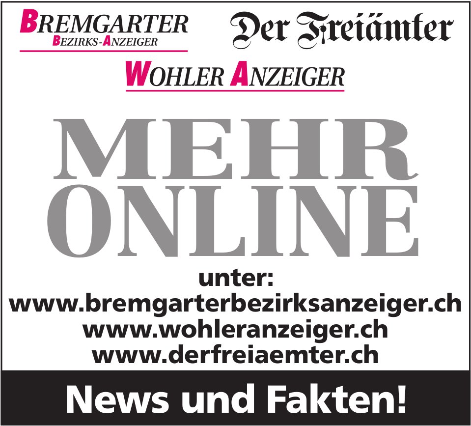 BBA / WA / Der Freiämter, News und Fakten! Mehr Online