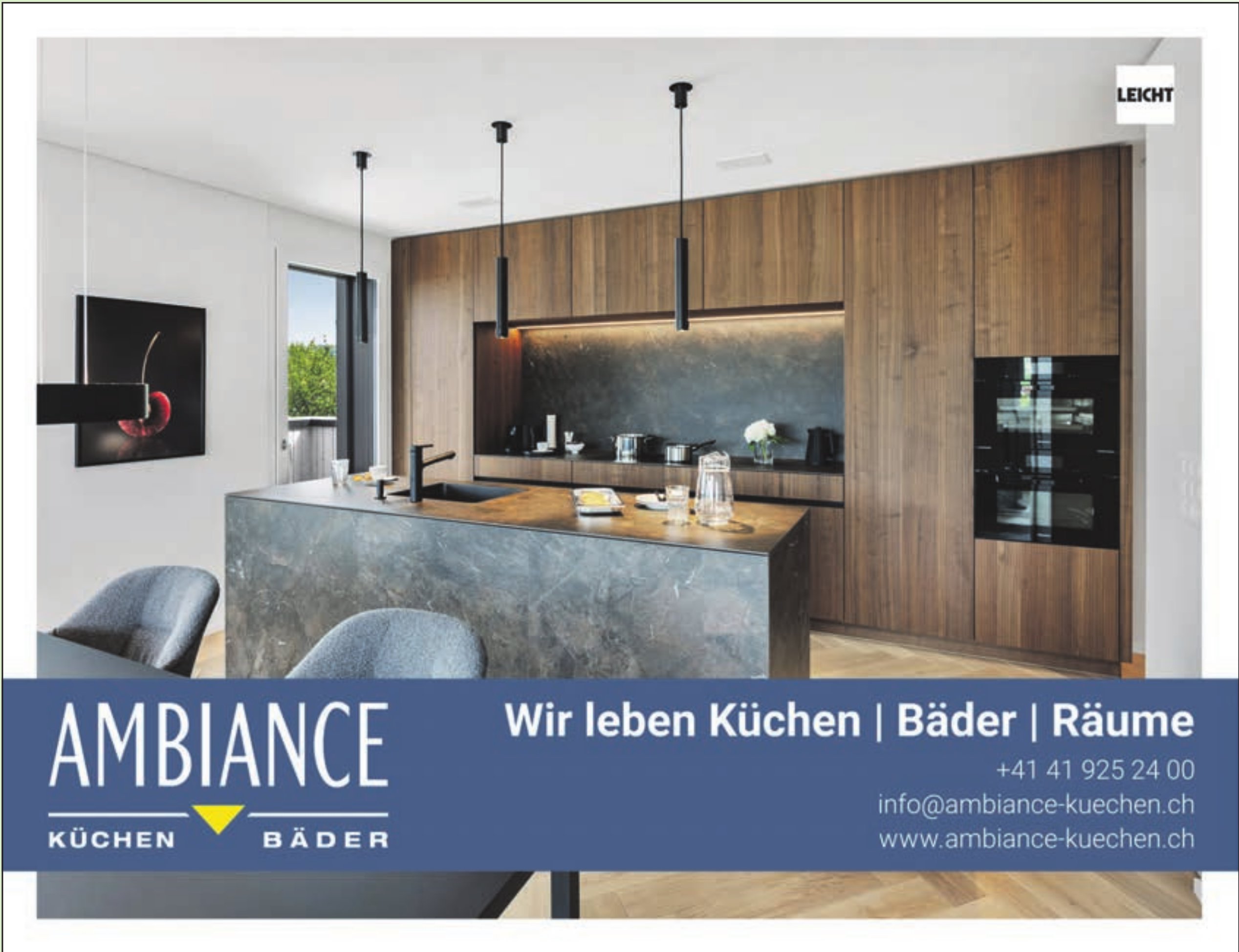 Ambiance Küchen Bäder AG, Wir leben Küchen|Bäder|Räume