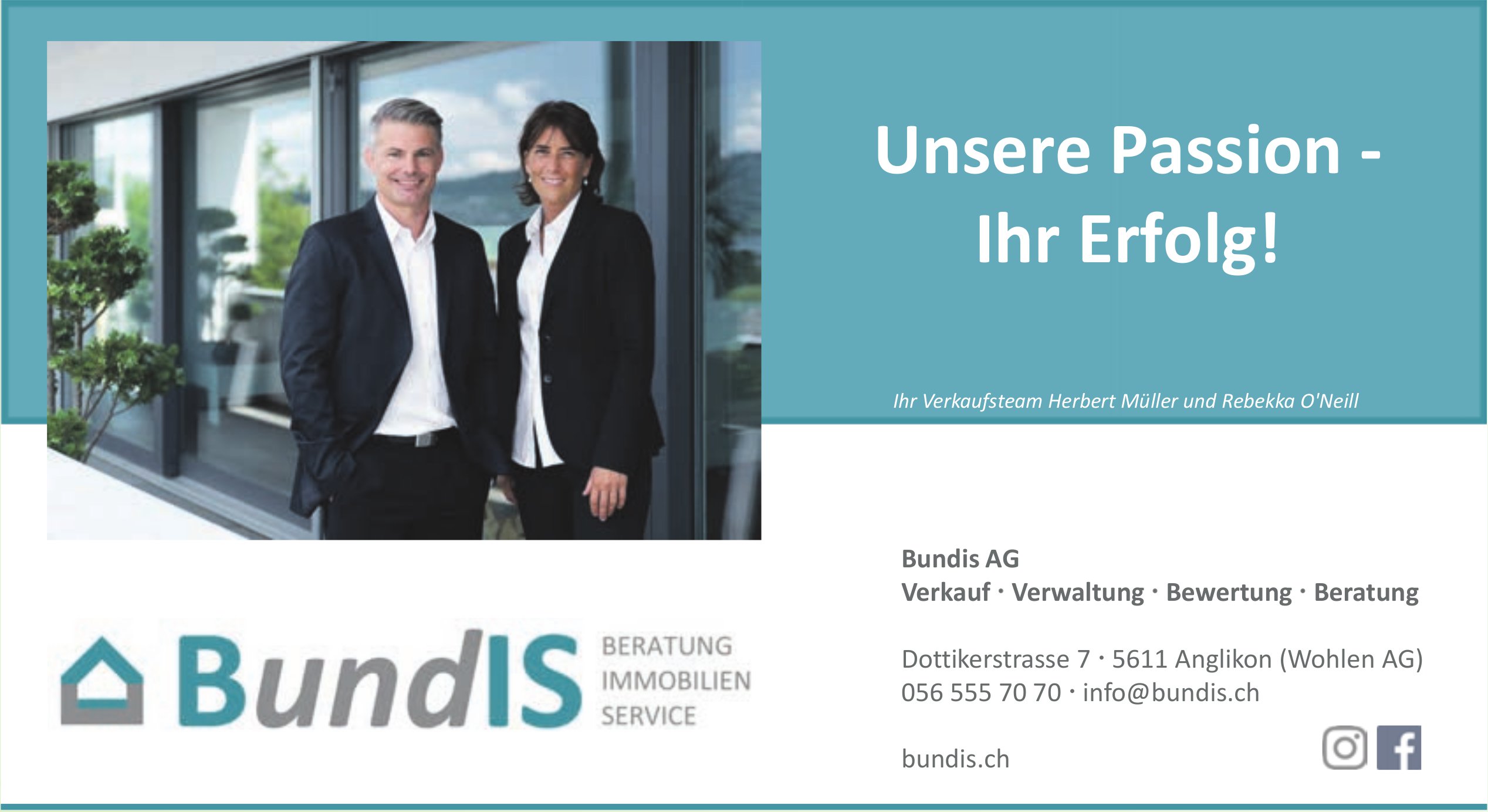 Bundis AG, Anglikon, Unsere Passion - Ihr Erfolg!