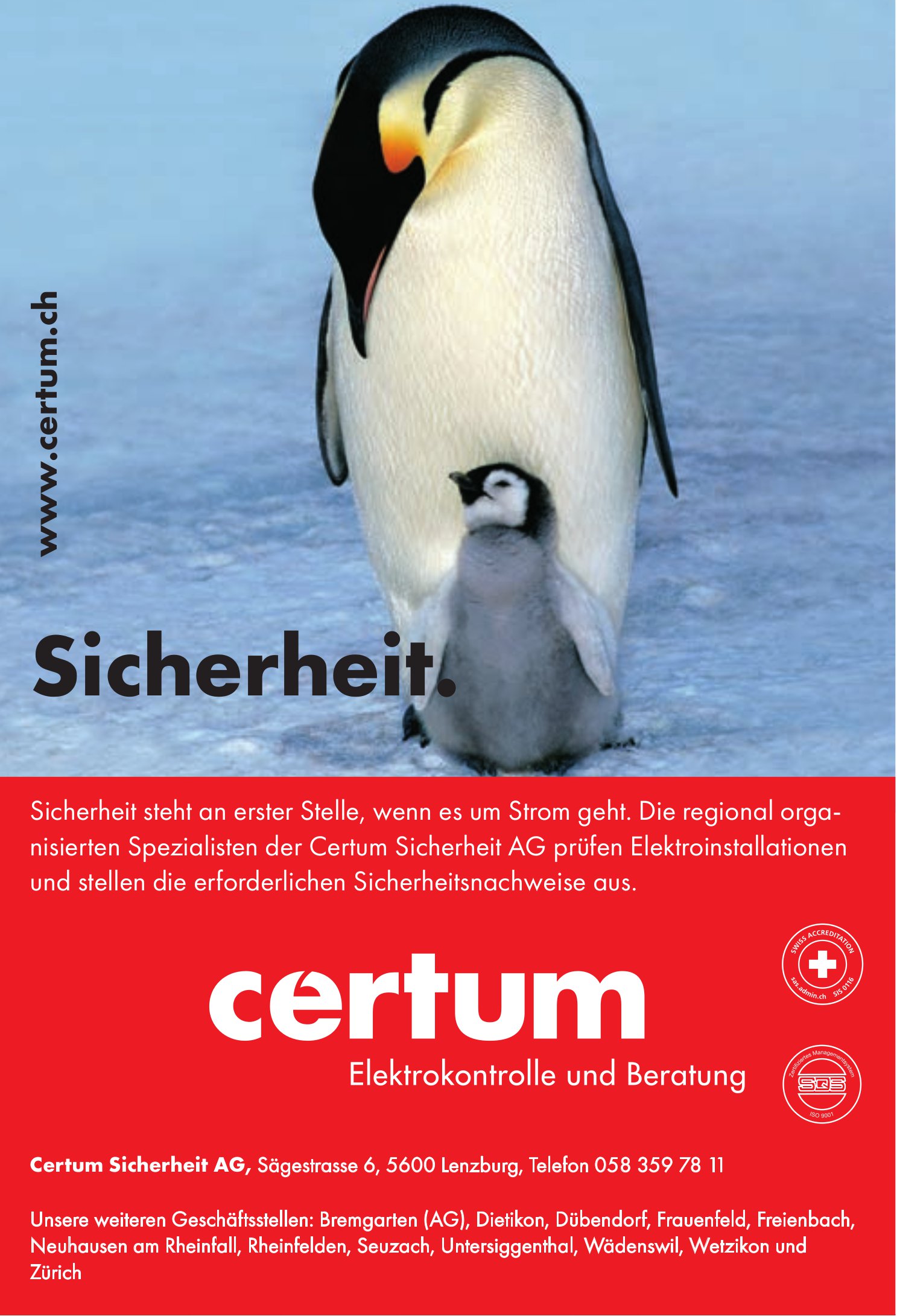 Certum Sicherheit AG, Lenzburg - Sicherheit