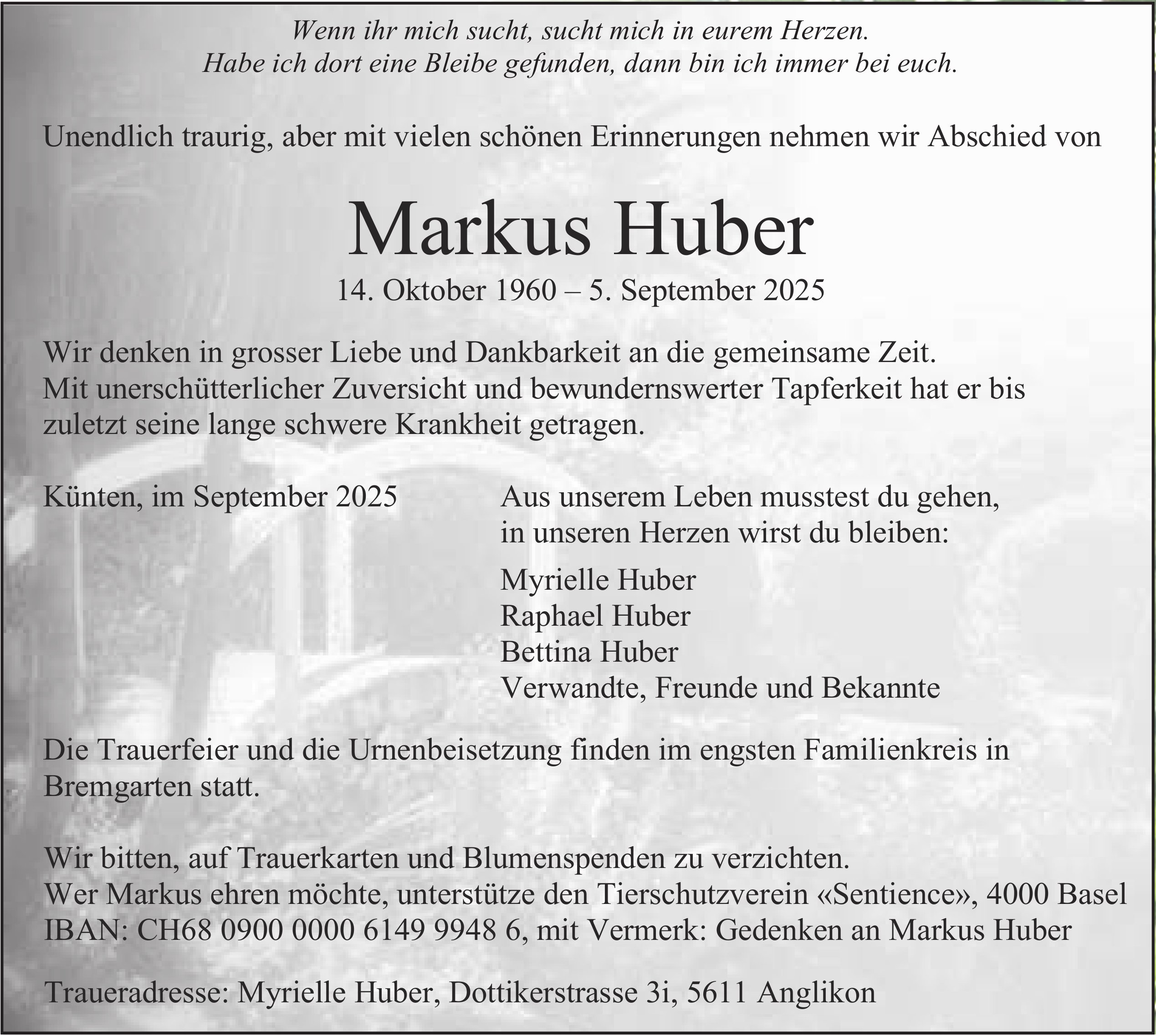 Markus Huber, September 2025 / TA