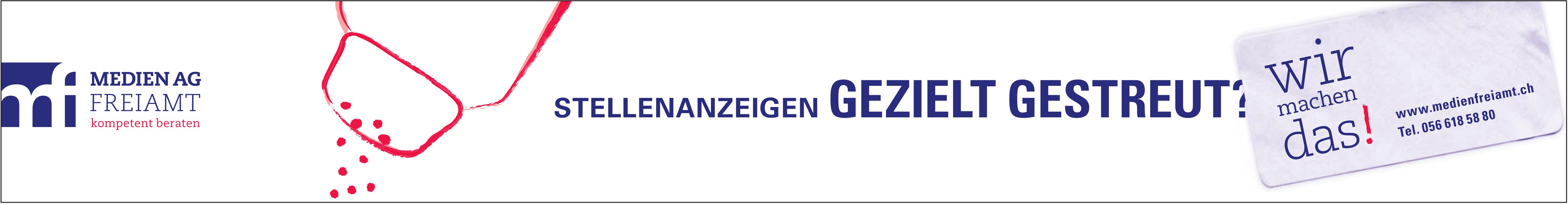 Medien AG Freiamt - Stellenanzeigen gezielt gestreut? Wir machen das!