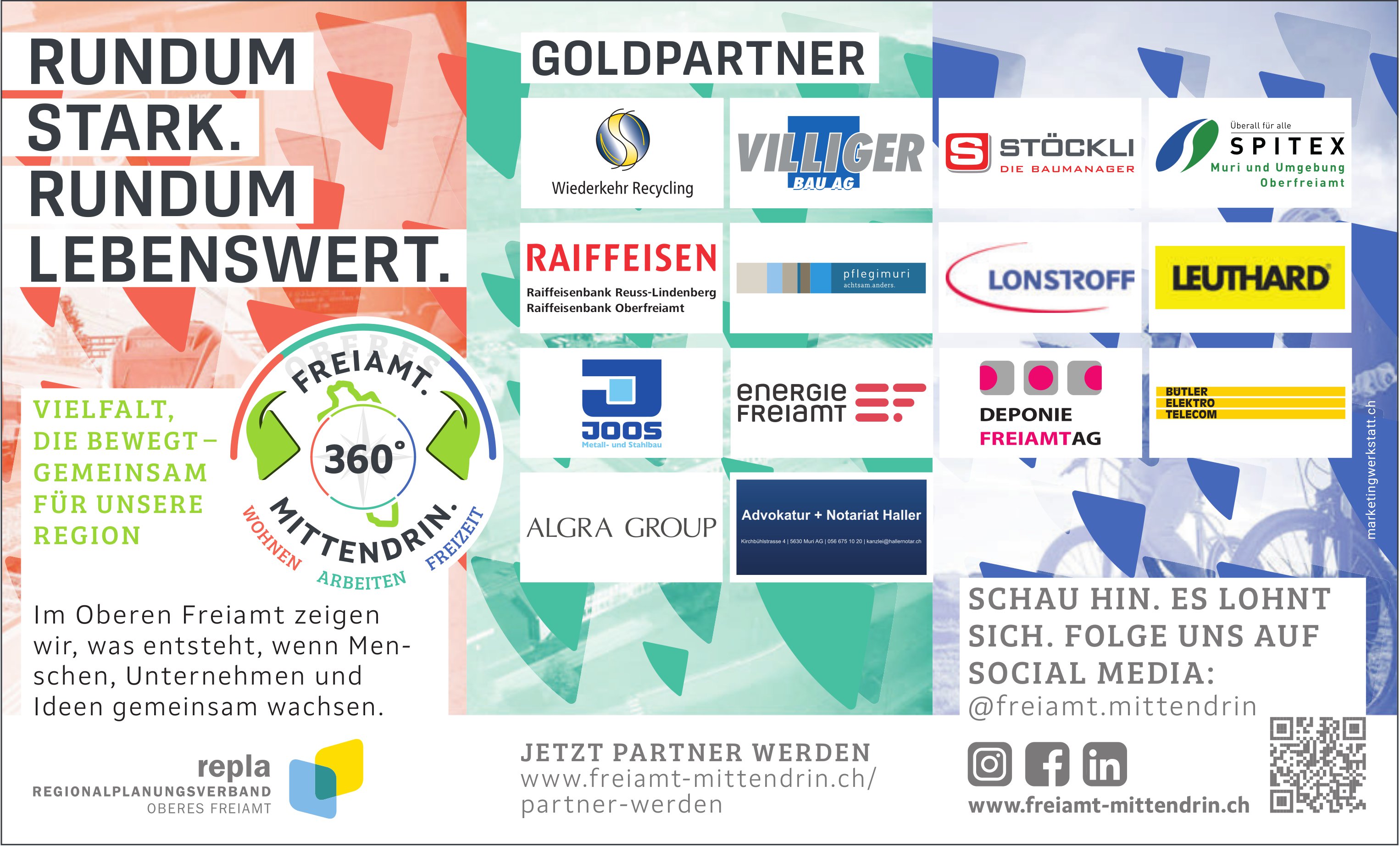 Freiamt Mittendrin, Rundum stark - rundum lebenswert