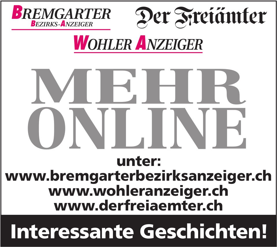 BBA / WA / Der Freiämter, Interessante Geschichten! Mehr Online