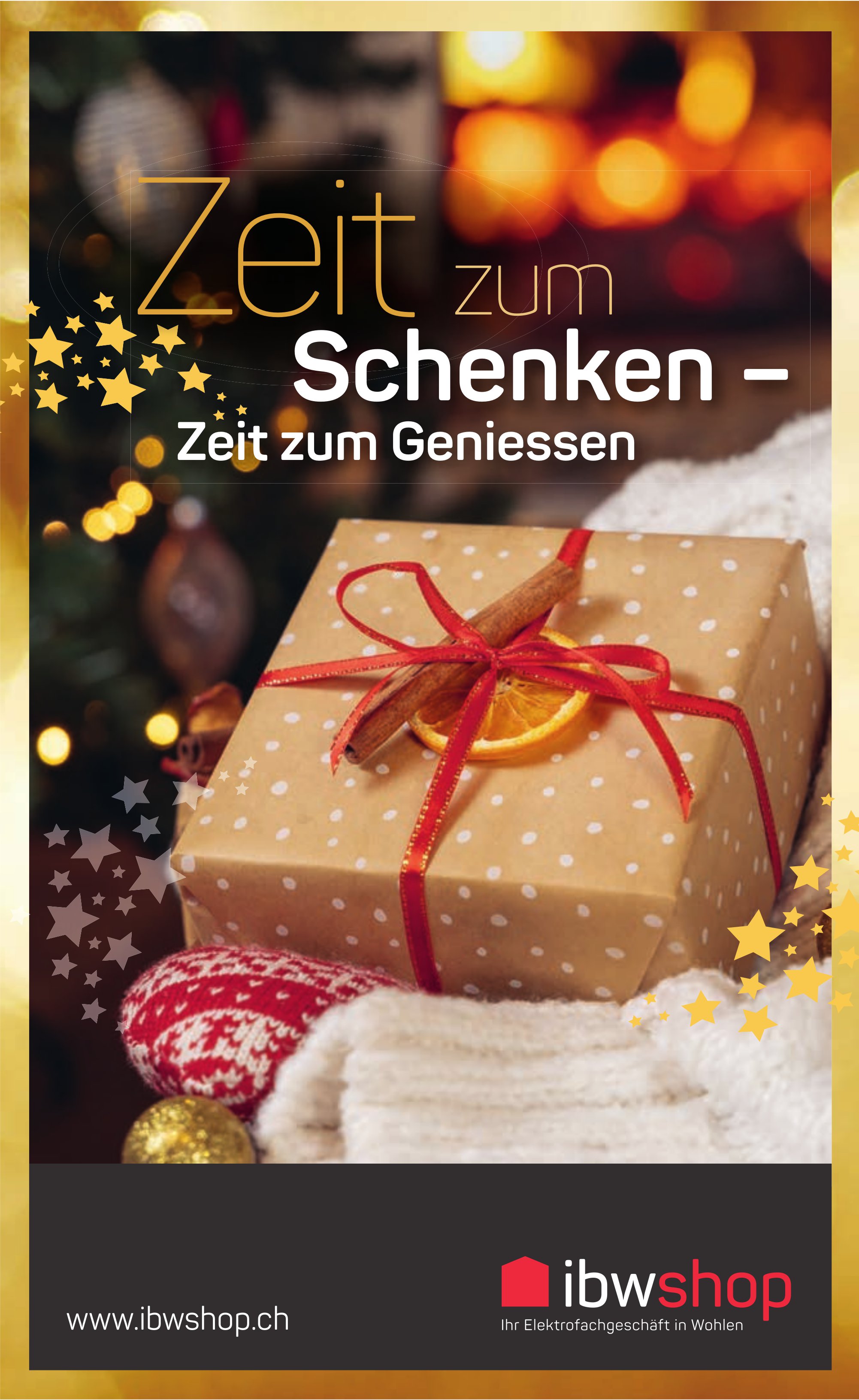 Ibw-Shop, Zeit zum Schenken – Zeit zum Geniessen