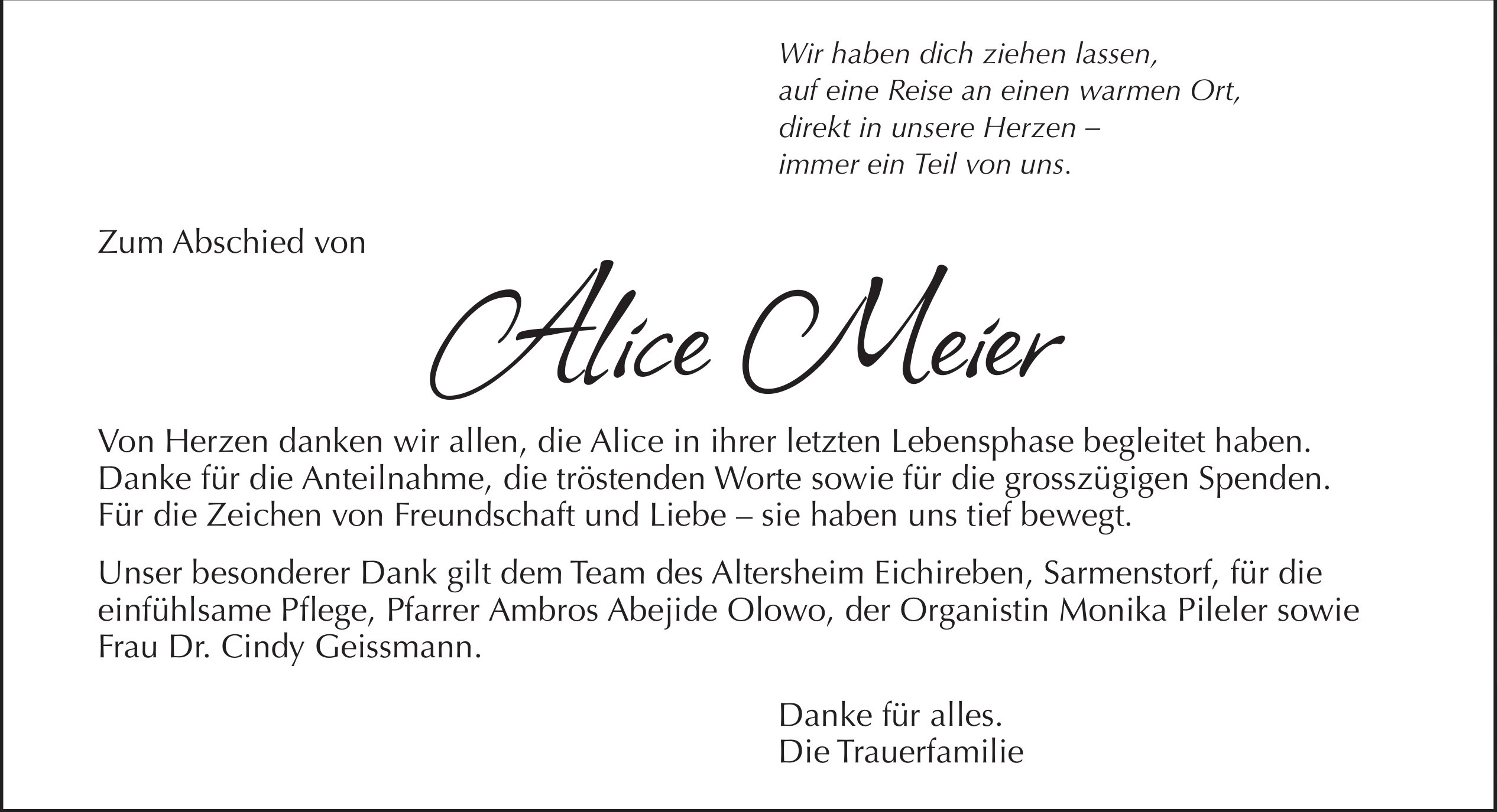 Alice Meier, im Januar 2026 / DS