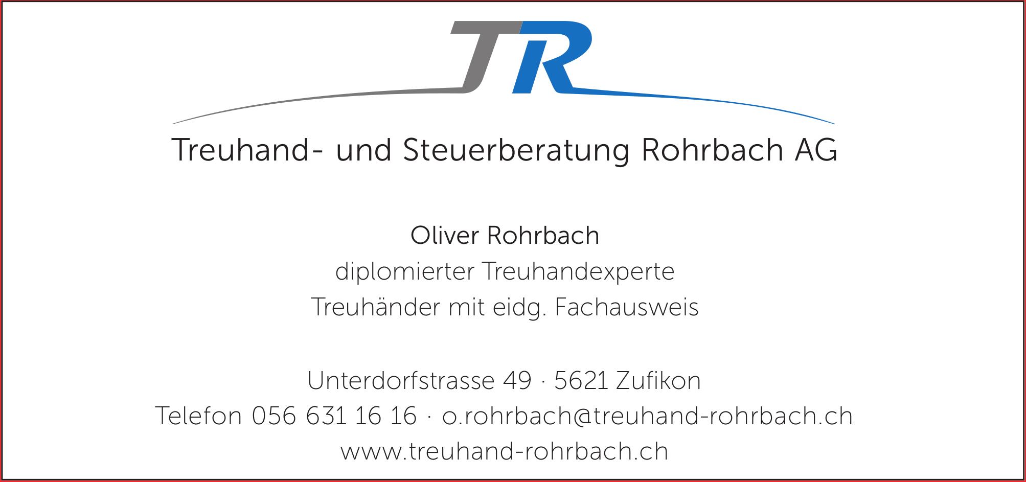 Treuhand- Steuerberatung Rohrbach AG, Zufikon