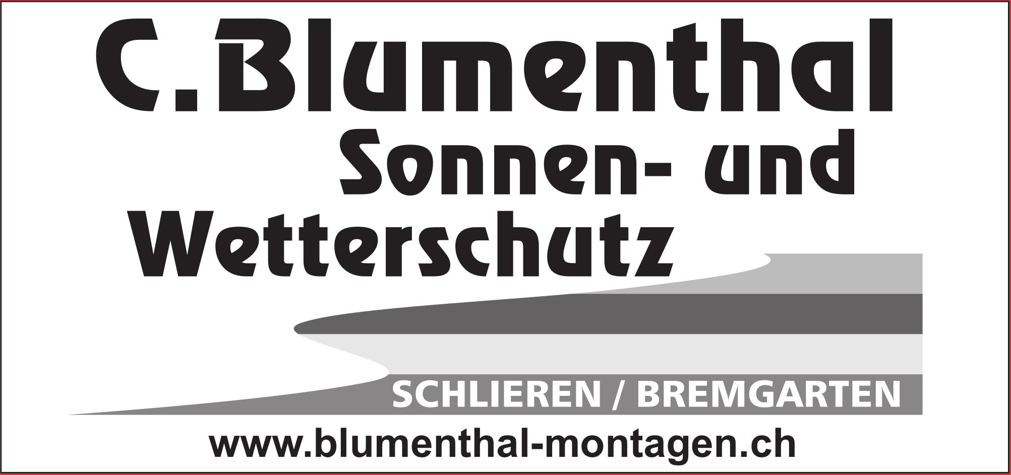 C. Blumenthal, Schlieren/Bremgarten - Sonnen- und Wetterschutz