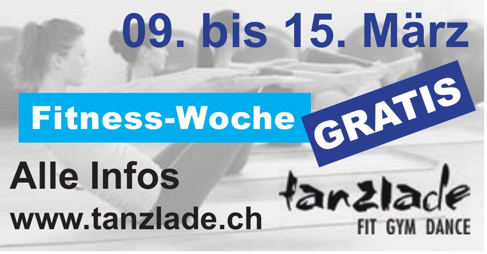 Gratis Fitness-Woche, 09. bis 15. März, tanzlade