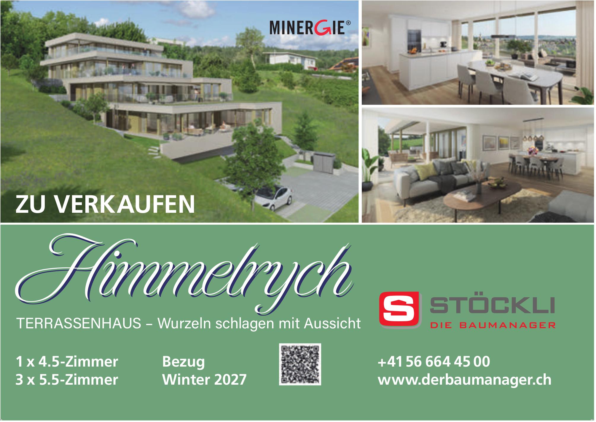 Terrassenhaus Himmelrych, 1 x 4.5-Zimmer & 3 x 5.5-Zimmer, zu verkaufen