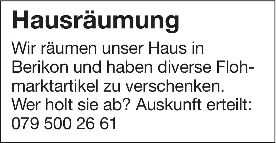 Hausräumung