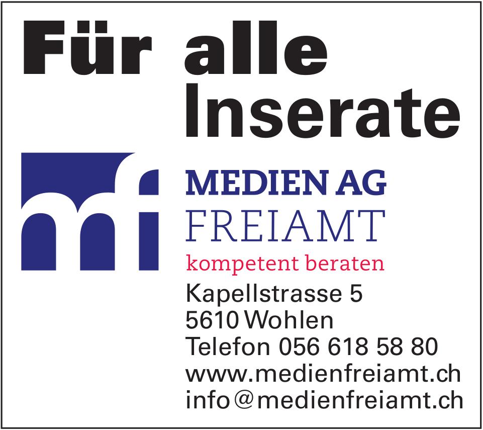 Medien AG Freiamt, Wohlen - Für alle Inserate