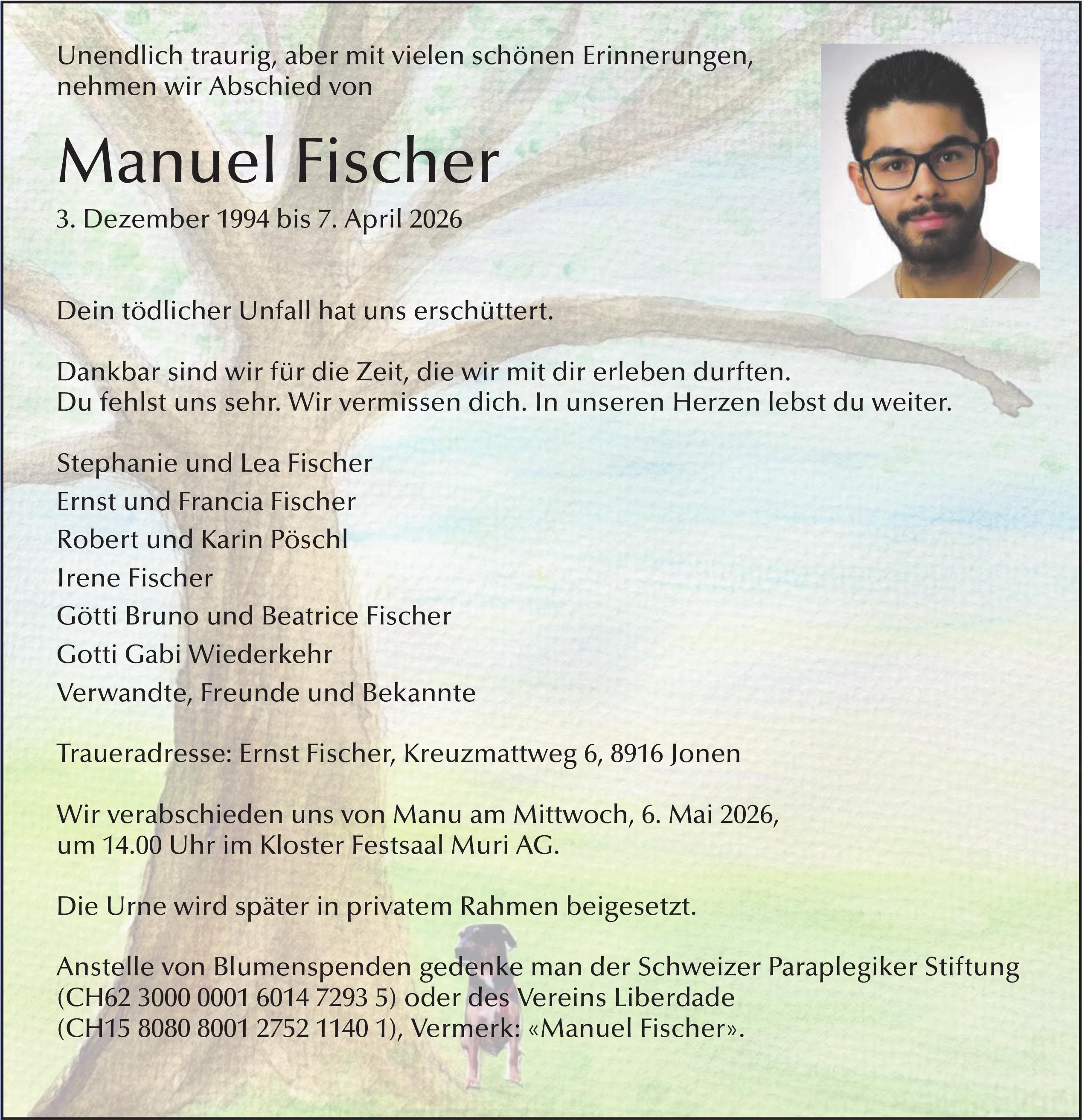 Fischer Manuel, April 2026 / TA