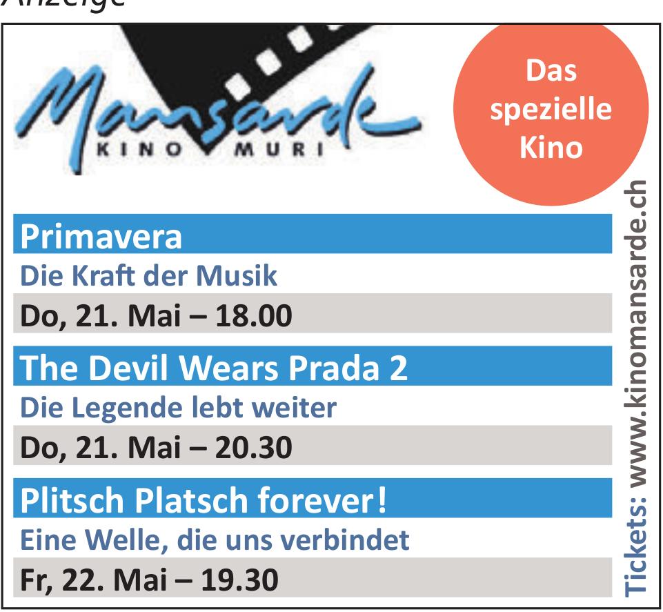 Das spezielle Kino, 21. - 22. Mai
