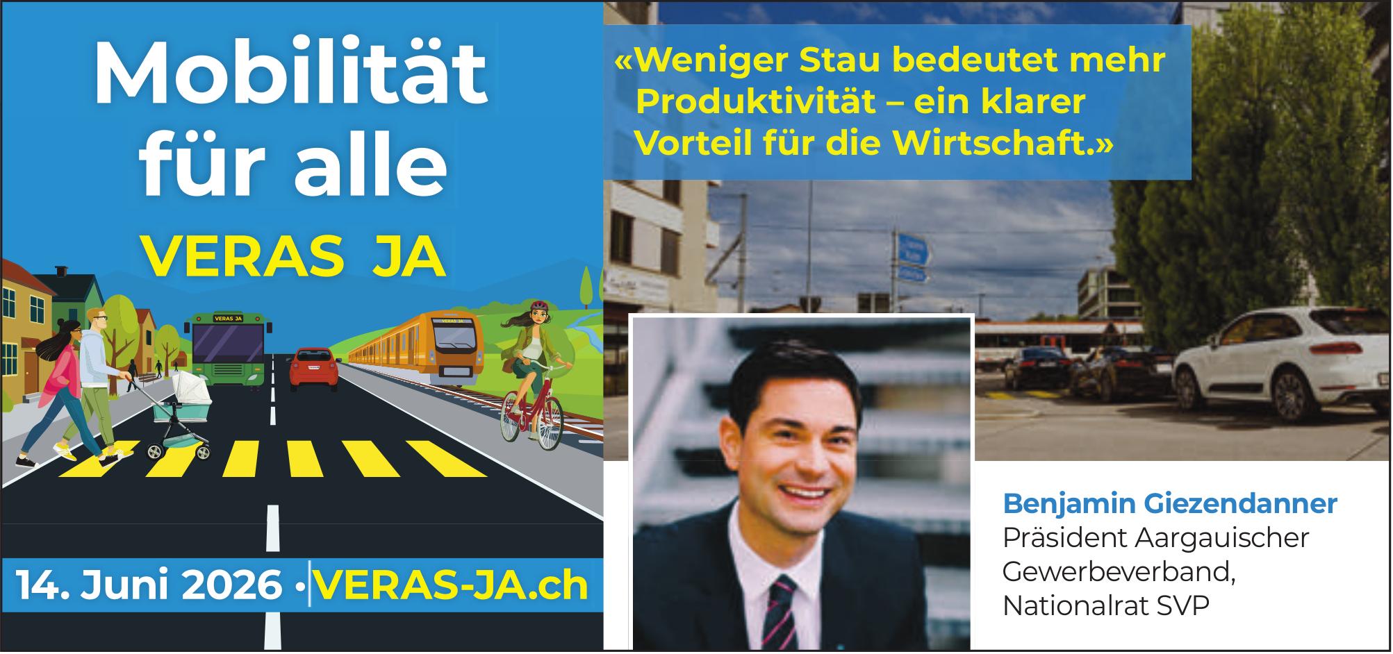 Mobilität für alle VERAS JA, Benjamin Giezendanner