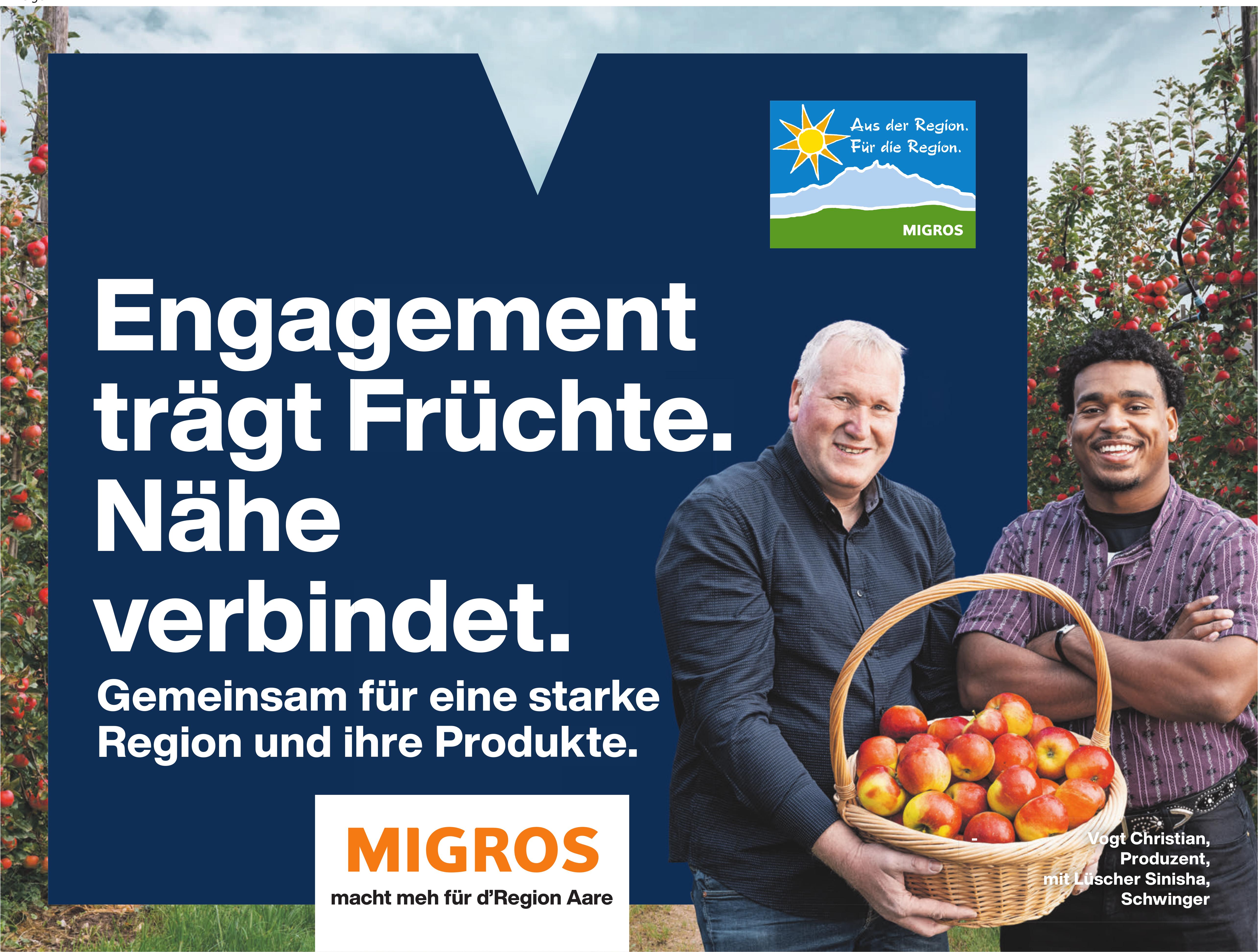 MIGROS Genossenschaft Migros Aare, Engagement trägt Früchte.