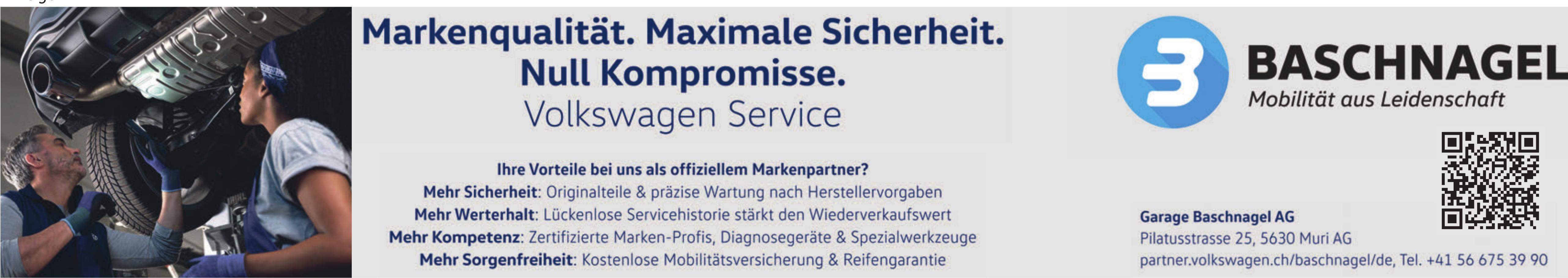 Garage Baschnagel AG, Muri Ag - Markenqualität. Maximale Sicherheit. Null Kompromisse.